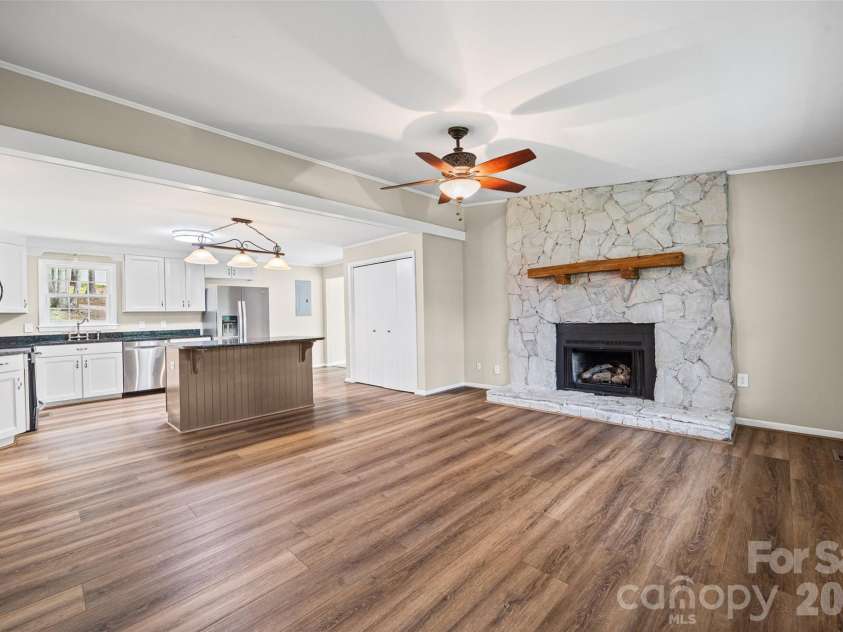 5590 Liberty Hill Road, York, SC 29745.  MLS# CAR4354033, YatesRealty ID 9864. Living Room with open floor plan.