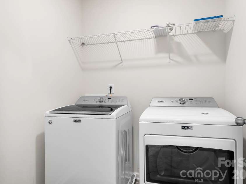 1316 Mona Vale Drive, Huntersville, NC 28078.  MLS# CAR4342109, YatesRealty ID 9876. Upper level laundry room.