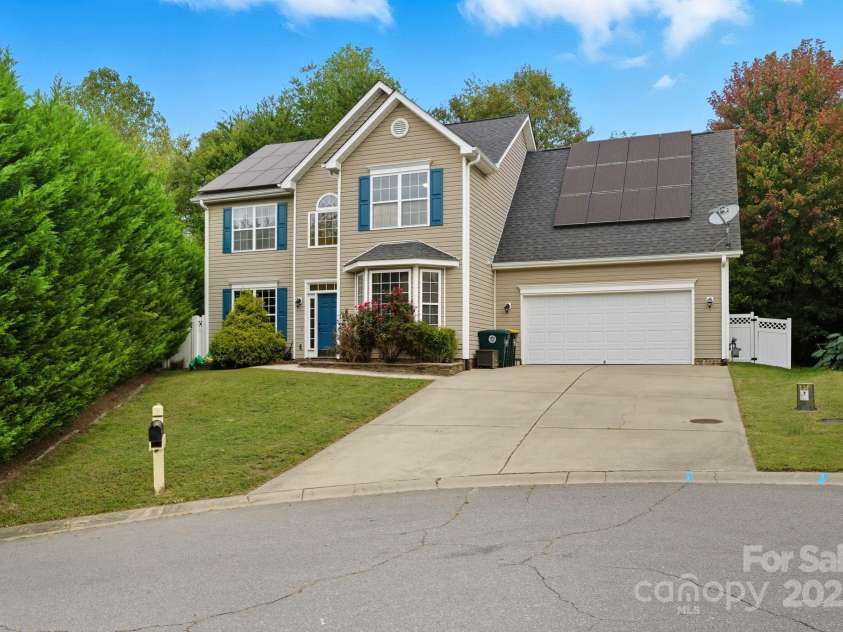 8 River Mead Court, Woodfin, NC 28804.  MLS# CAR4314476, YatesRealty ID 9879. Solar Panels