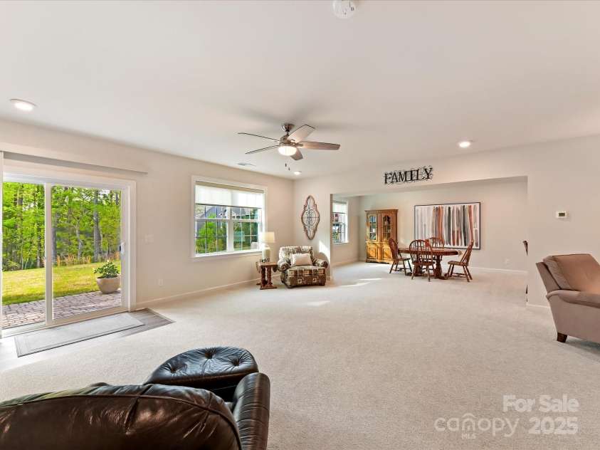 4989 Samoa Ridge Drive, Lancaster, SC 29720.  MLS# CAR4243510, YatesRealty ID 9898. Slider to Outdoor Patio