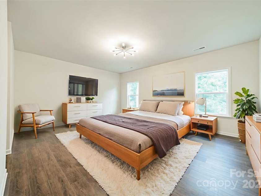 6034 Jepson Court, Charlotte, NC 28214.  MLS# CAR4292167, YatesRealty ID 9915. Primary Bedroom *Virtually Staged*