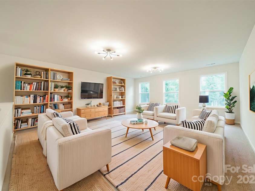 6034 Jepson Court, Charlotte, NC 28214.  MLS# CAR4292167, YatesRealty ID 9915. Upstairs Loft *Virtually Staged*