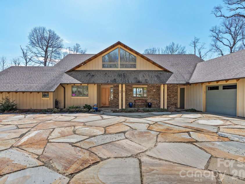 588 Long Branch Road, Swannanoa, NC 28778.  MLS# CAR4364788, YatesRealty ID 9917. A luxury custom-built contemporary home