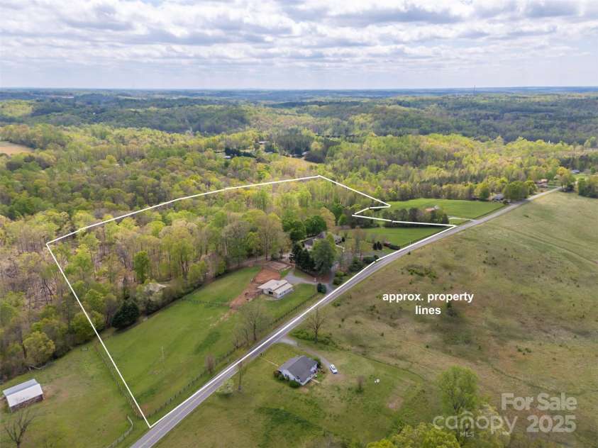 460 Dave Sims Road, Rutherfordton, NC 28139.  MLS# CAR4245147, YatesRealty ID 9921. Ariel View