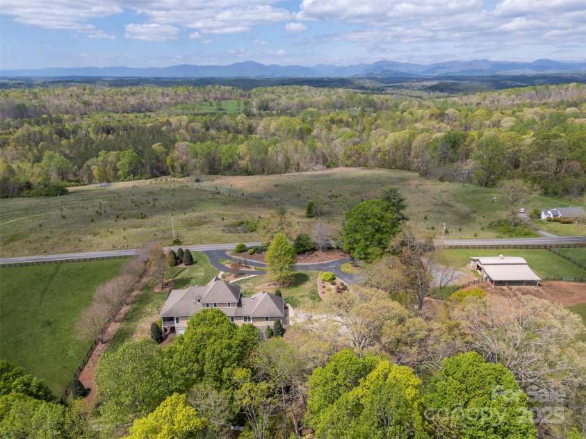 460 Dave Sims Road, Rutherfordton, NC 28139.  MLS# CAR4245147, YatesRealty ID 9921. Ariel View