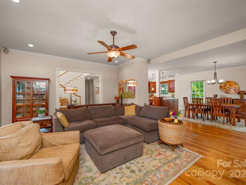 460 Dave Sims Road, Rutherfordton, NC 28139.  MLS# CAR4245147, YatesRealty ID 9921. Great Room/Dining Area