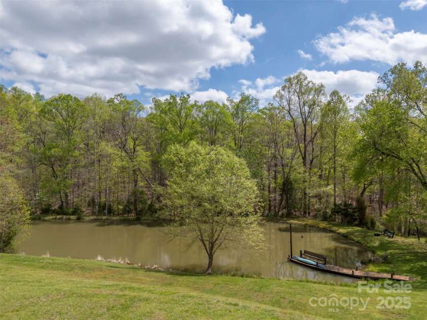 460 Dave Sims Road, Rutherfordton, NC 28139.  MLS# CAR4245147, YatesRealty ID 9921. Pond