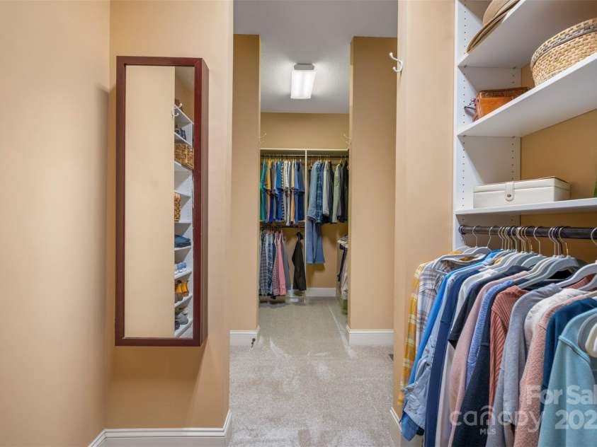 460 Dave Sims Road, Rutherfordton, NC 28139.  MLS# CAR4245147, YatesRealty ID 9921. Primary Closet
