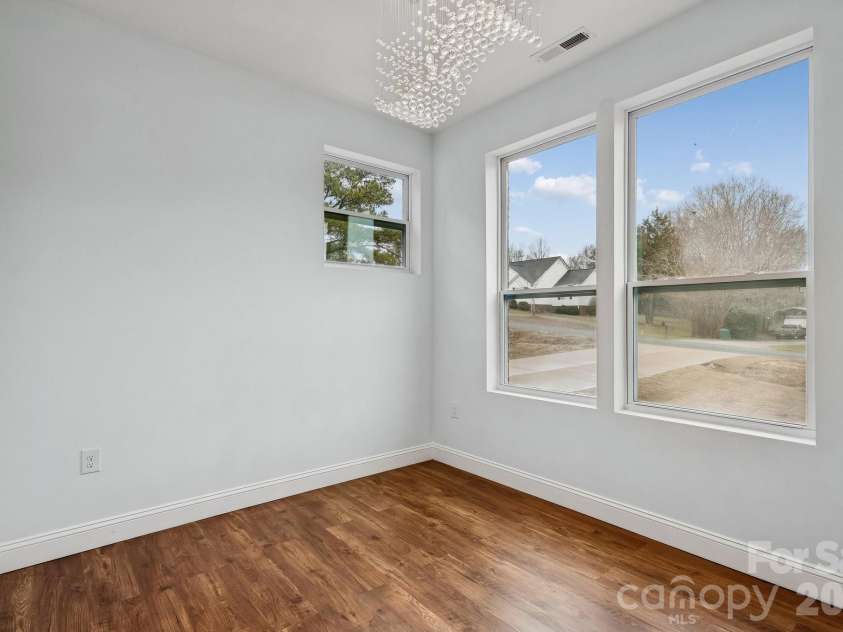 114 Strawberry Court, Lincolnton, NC 28092.  MLS# CAR4352512, YatesRealty ID 9926. Office on the first floor with beautiful windows and elegant light fixture