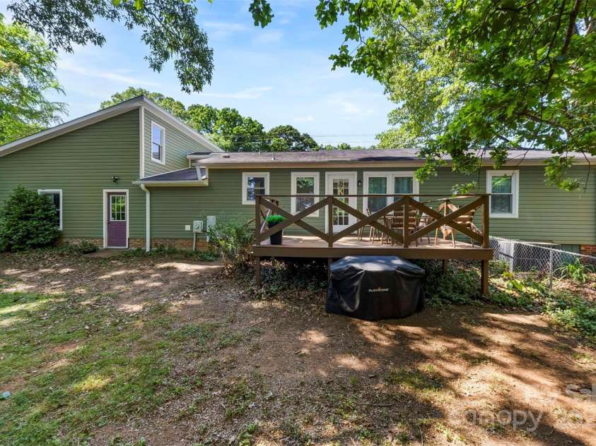 619 Archibald Road, Concord, NC 28025.  MLS# CAR4251795, YatesRealty ID 9927. Back of the house