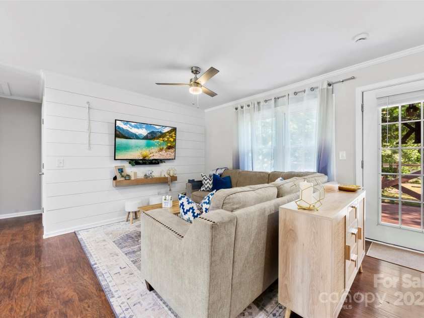 619 Archibald Road, Concord, NC 28025.  MLS# CAR4251795, YatesRealty ID 9927. Living room