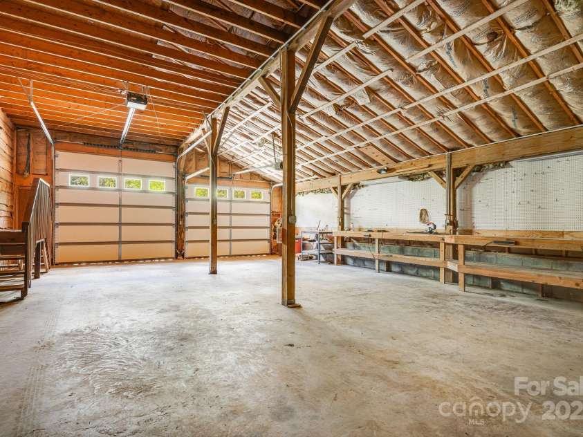 620 Mason Branch Road, Bryson City, NC 28713.  MLS# CAR4246489, YatesRealty ID 9936. Large garage/workshop