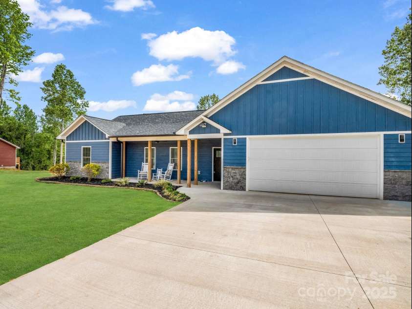 1842 Baber Road, Rutherfordton, NC 28139.  MLS# CAR4241365, YatesRealty ID 9949. Virtually Staged Lawn