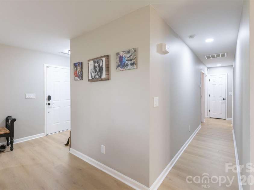 5126 Monroe Ansonville Road, Wingate, NC 28174.  MLS# CAR4361477, YatesRealty ID 9957. Hall way