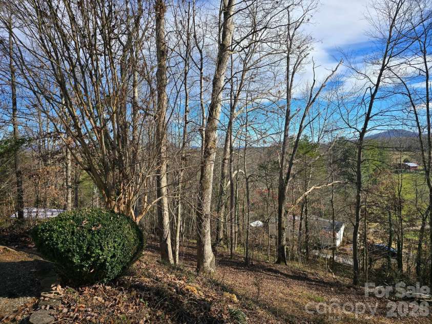 129 Oak Trails Pass, Leicester, NC 28748.  MLS# CAR4329467, YatesRealty ID 9958. View from the screened porch