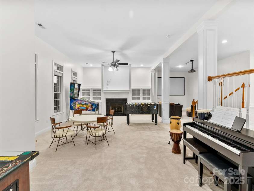 36 White Ash Drive, Asheville, NC 28803.  MLS# CAR4310417, YatesRealty ID 9961. Recreation room in basement 