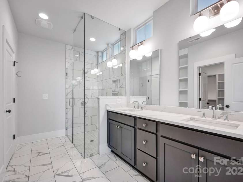 613 Hops Alley, Fort Mill, SC 29715.  MLS# CAR4193923, YatesRealty ID 9963. Primary Bath with Oversized Shower
