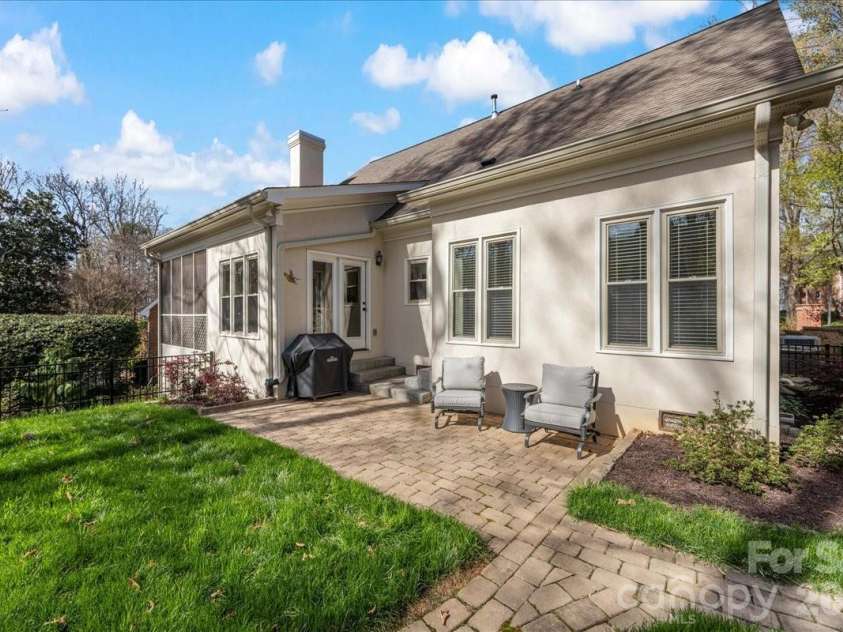 10401 Newberry Park Lane, Charlotte, NC 28277.  MLS# CAR4357255, YatesRealty ID 9965. Backyard Terrace 