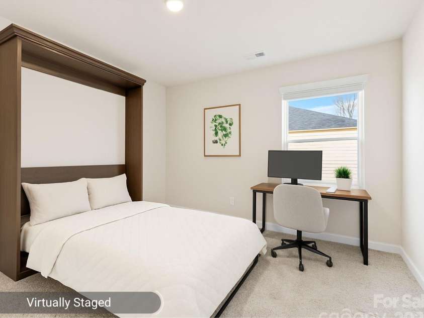 916 Clementine Road, Monroe, NC 28110.  MLS# CAR4232082, YatesRealty ID 9968. Bedroom 2 - Virtually Staged