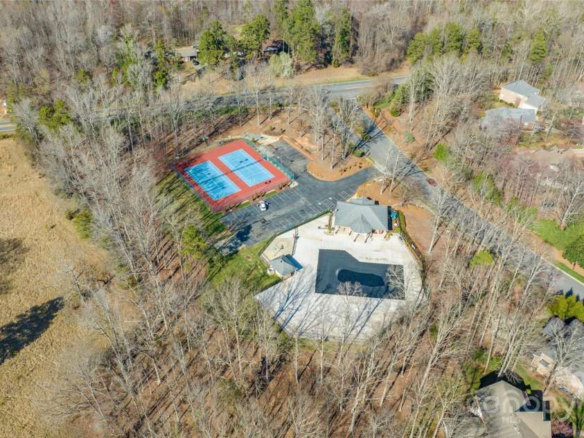 10615 Persimmon Creek Drive, Mint Hill, NC 28227.  MLS# CAR4232856, YatesRealty ID 9969. Aerial of Olde Sycamore Clubhouse and Golf Course