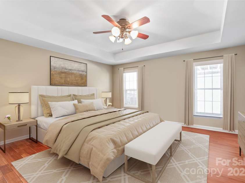 10615 Persimmon Creek Drive, Mint Hill, NC 28227.  MLS# CAR4232856, YatesRealty ID 9969. Virtually Staged - Primary Bedroom on Main