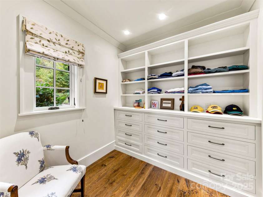 616 Old Growth Forest Road, Burnsville, NC 28714.  MLS# CAR4076276, YatesRealty ID 997. ...and the views continue in the walk-in closet