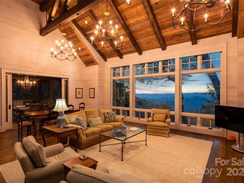 616 Old Growth Forest Road, Burnsville, NC 28714.  MLS# CAR4076276, YatesRealty ID 997. Sunsets are magical 