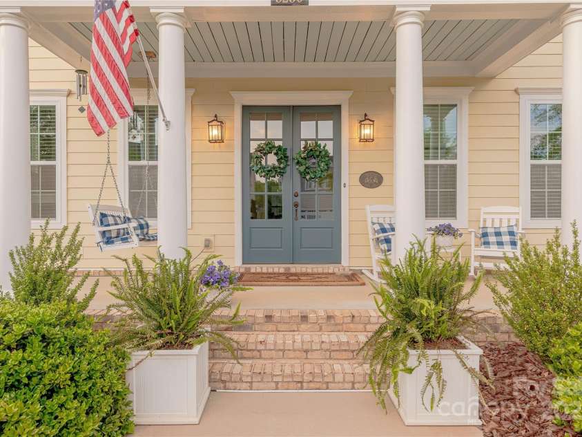 5250 Meadowcroft Way, Fort Mill, SC 29708.  MLS# CAR4251880, YatesRealty ID 9976. Rocking Chair Front Porch