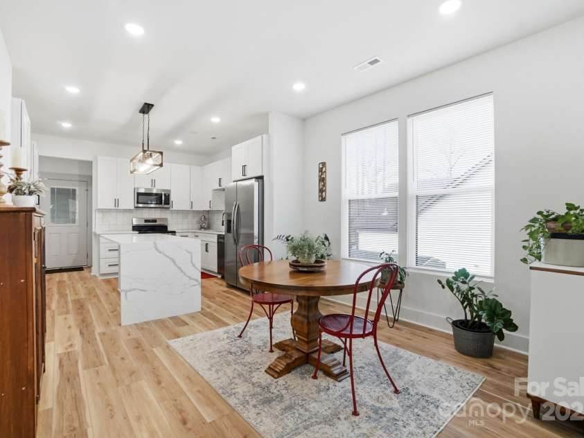 494 22nd Street, Kannapolis, NC 28083.  MLS# CAR4325150, YatesRealty ID 998. Dining area  - Can fit a large table as well.