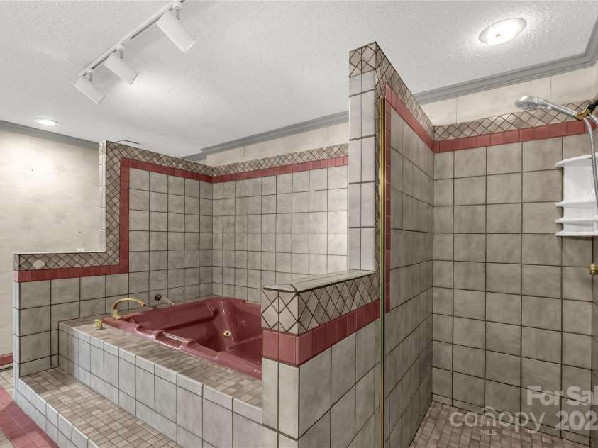 2007 Green Peach Road, Lancaster, SC 29720.  MLS# CAR4249856, YatesRealty ID 9997. Large primary bathroom features walk in shower, jetted tub and dual vanity